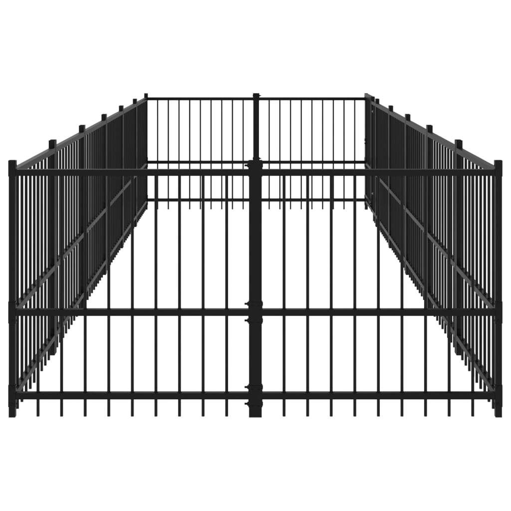 Koiran ulkohäkki teräs 11,26 m² - Harrastajankoti.fi