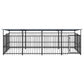 Koiran ulkohäkki katoksella teräs 7,51 m² - Harrastajankoti.fi