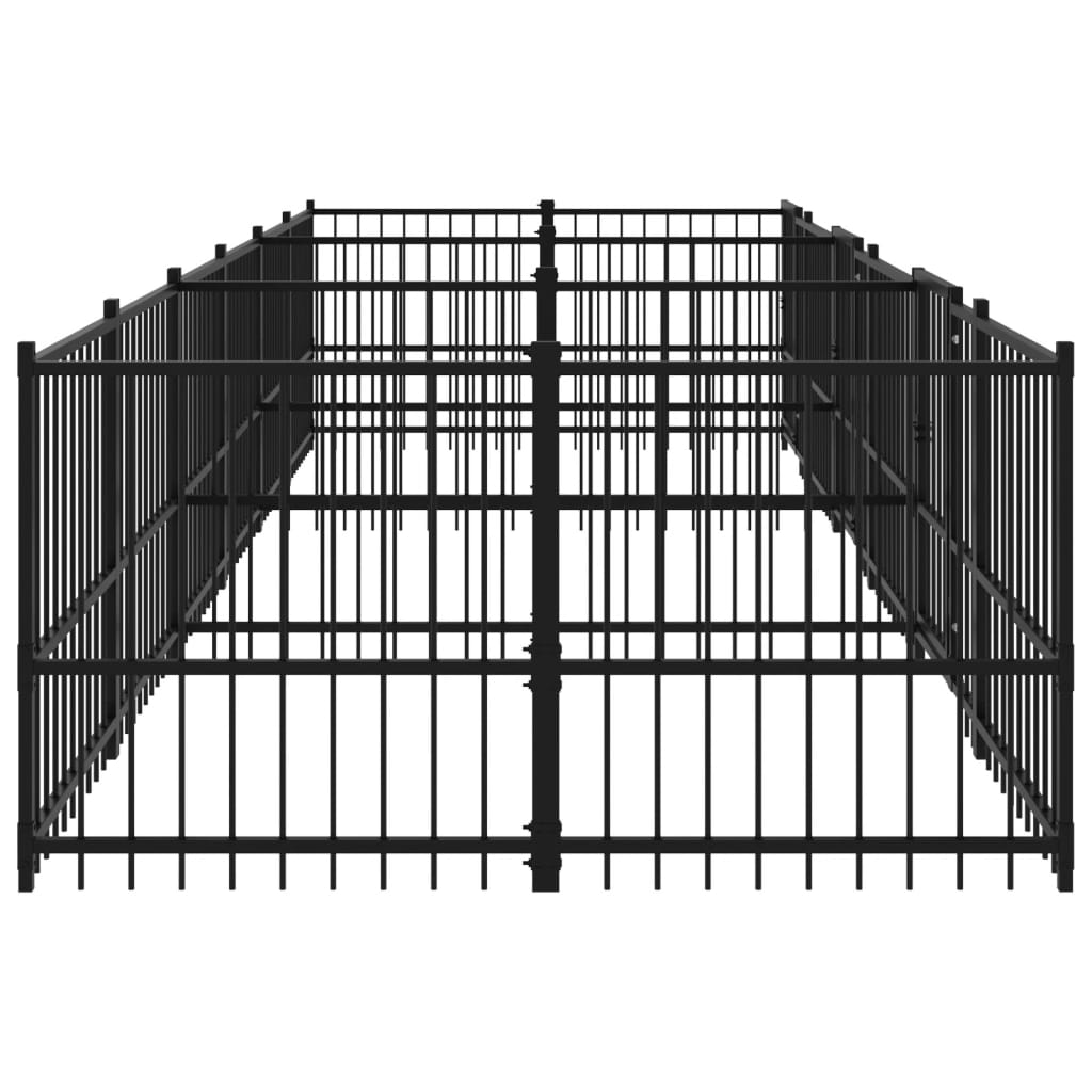 Koiran ulkohäkki teräs 11,26 m² - Harrastajankoti.fi