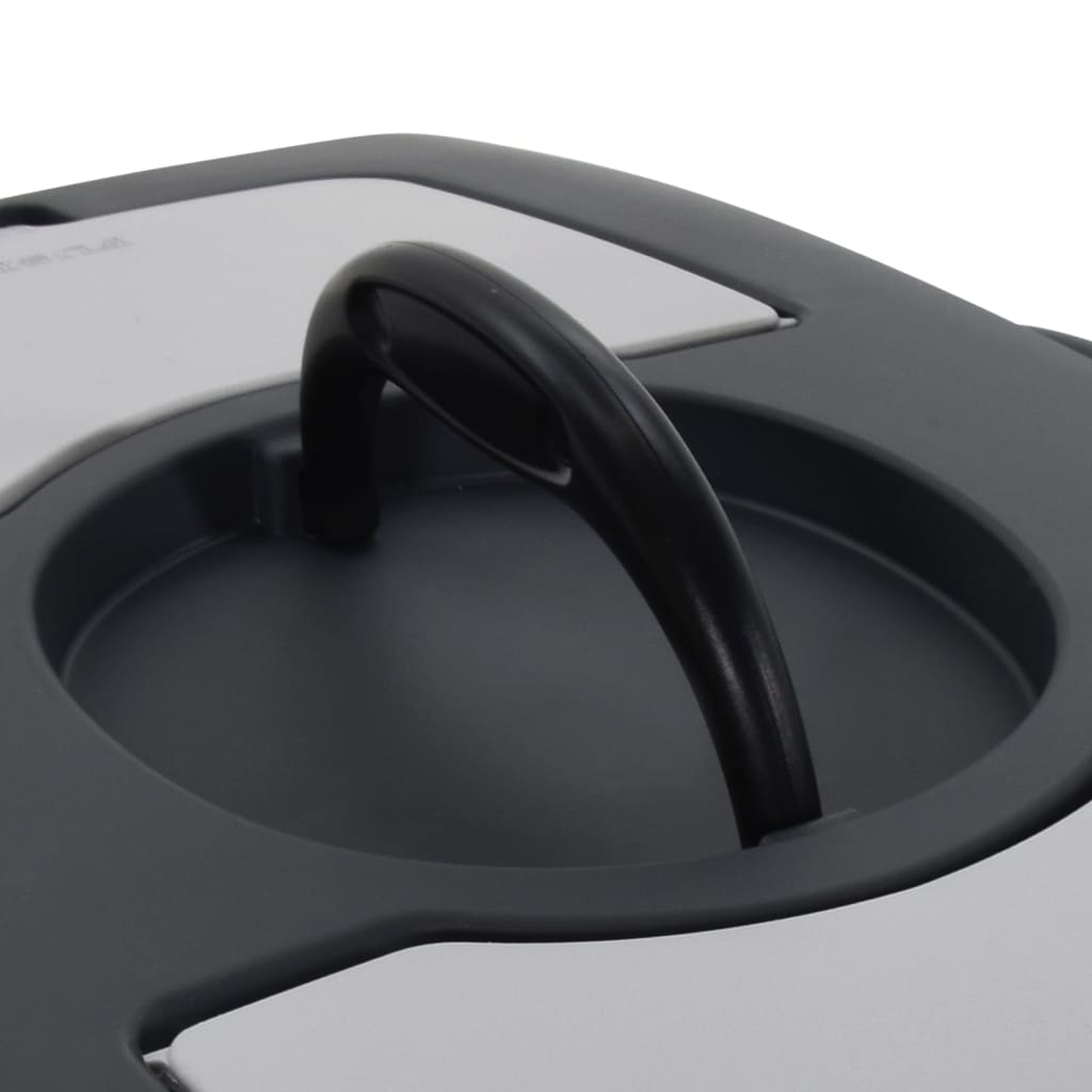 Lemmikin kuljetuslaatikko harmaa ja musta 61x40x38 cm PP - Harrastajankoti.fi