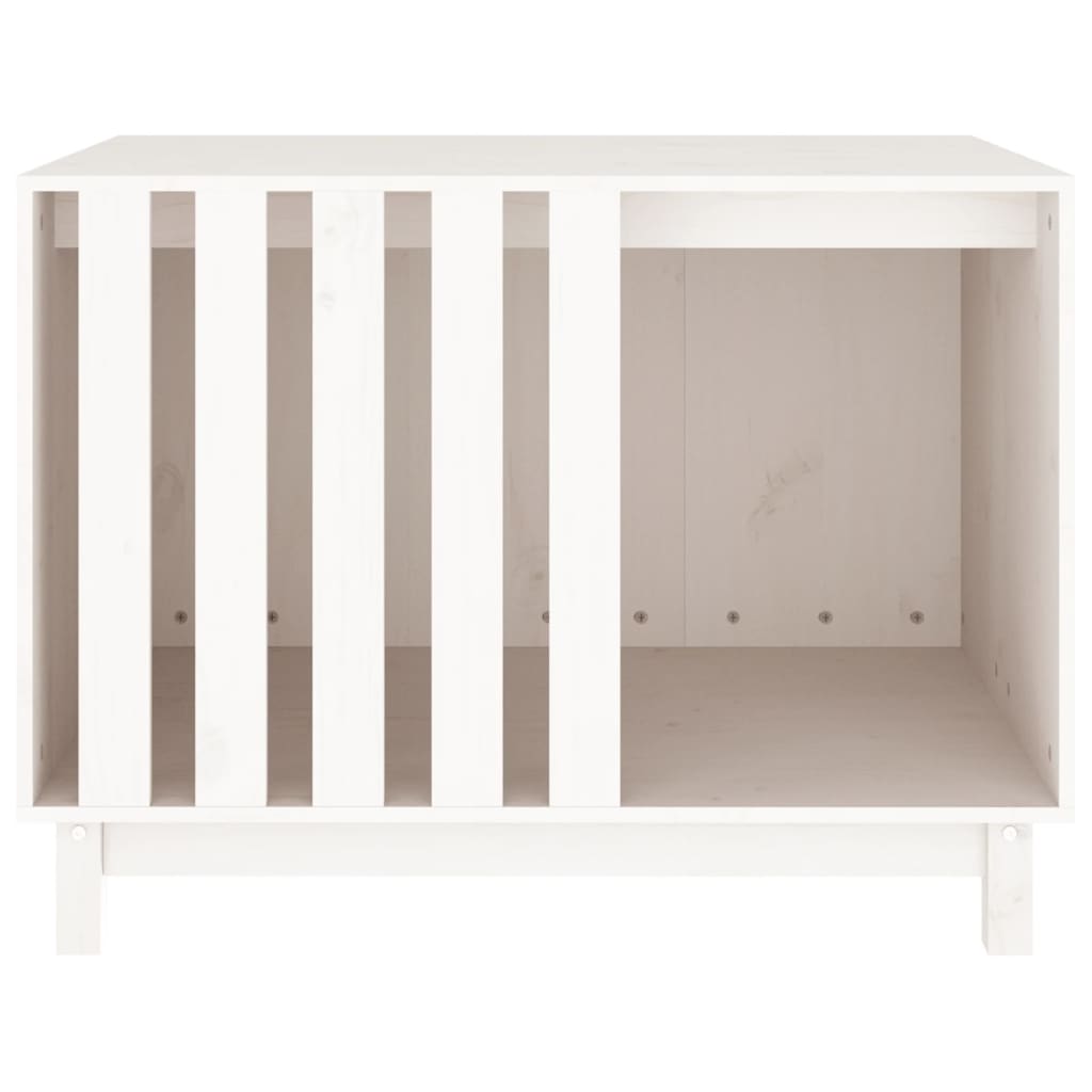 Koirankoppi valkoinen 90x60x67 cm täysi mänty - Harrastajankoti.fi