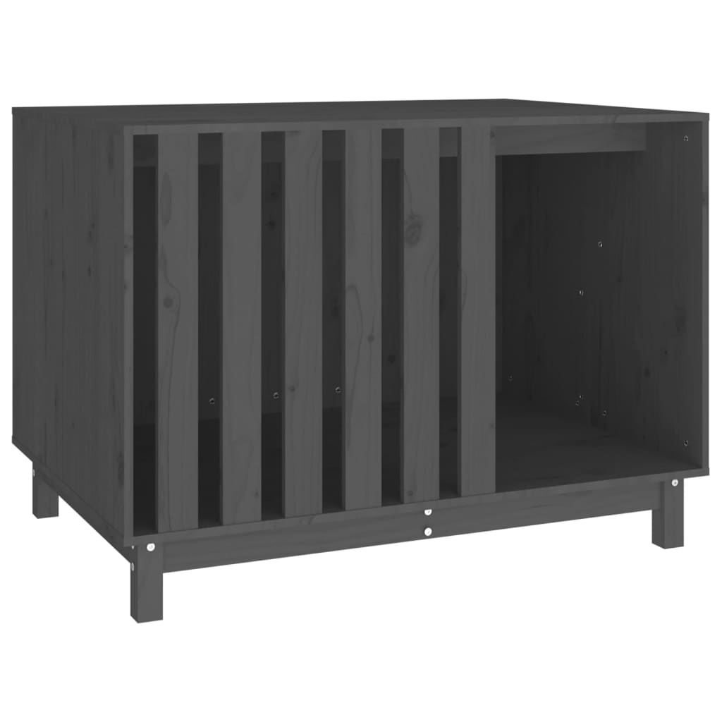 Koirankoppi harmaa 100x70x72 cm täysi mänty - Harrastajankoti.fi