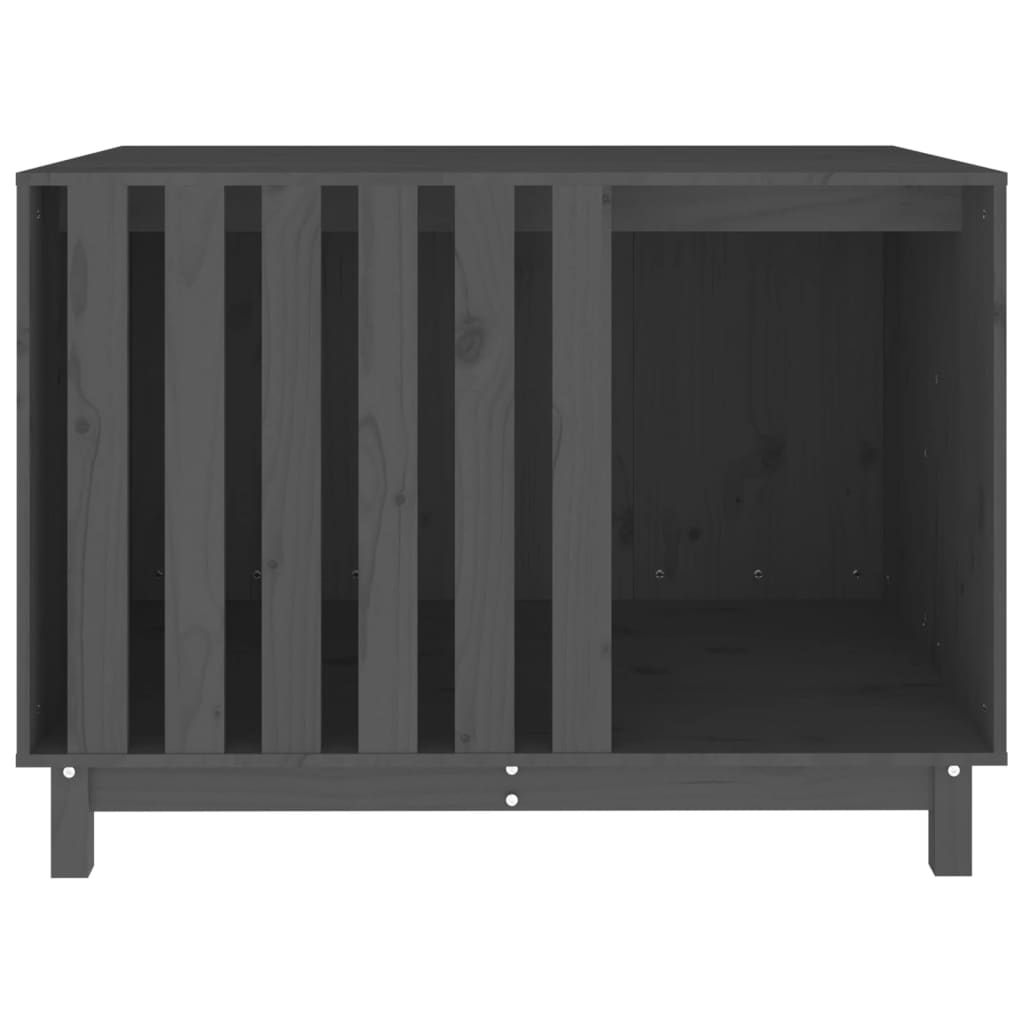 Koirankoppi harmaa 100x70x72 cm täysi mänty - Harrastajankoti.fi