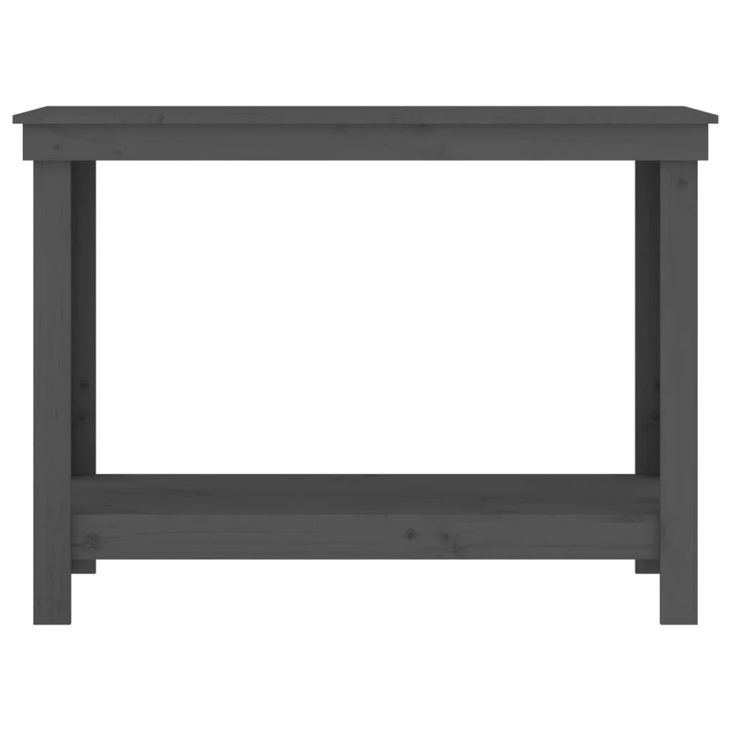 Työpenkki harmaa 110x50x80 cm täysi mänty - Harrastajankoti.fi