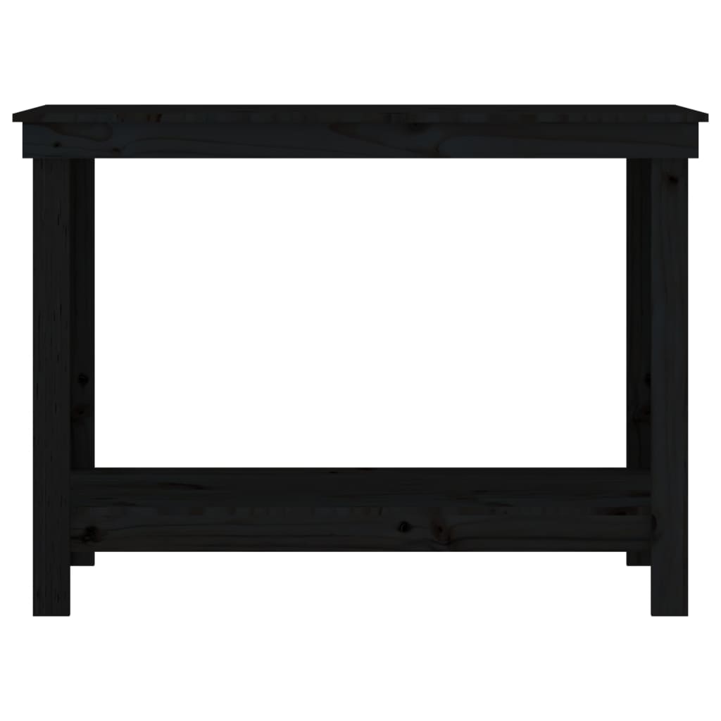 Työpenkki musta 110x50x80 cm täysi mänty - Harrastajankoti.fi