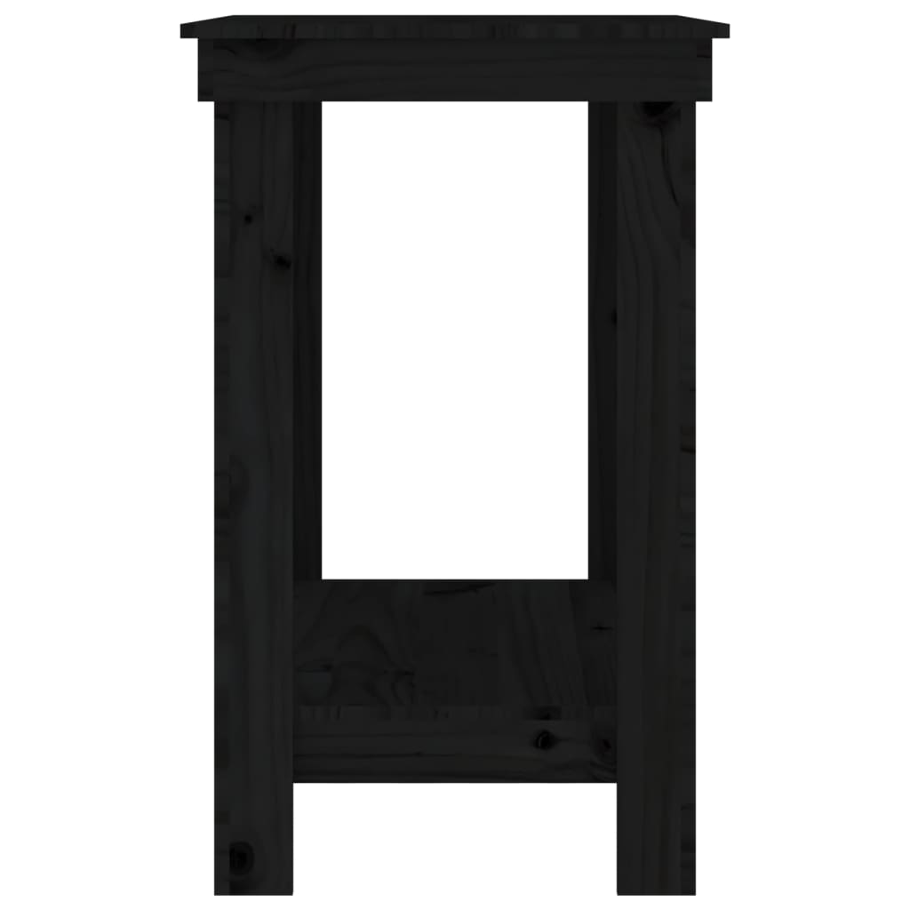 Työpenkki musta 110x50x80 cm täysi mänty - Harrastajankoti.fi