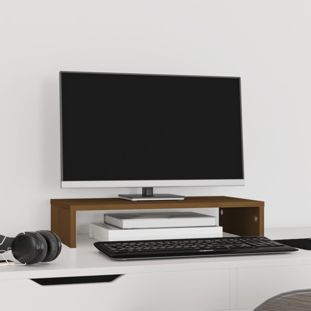 Näyttökoroke hunajanruskea 50x27x10 cm täysi mänty - Harrastajankoti.fi