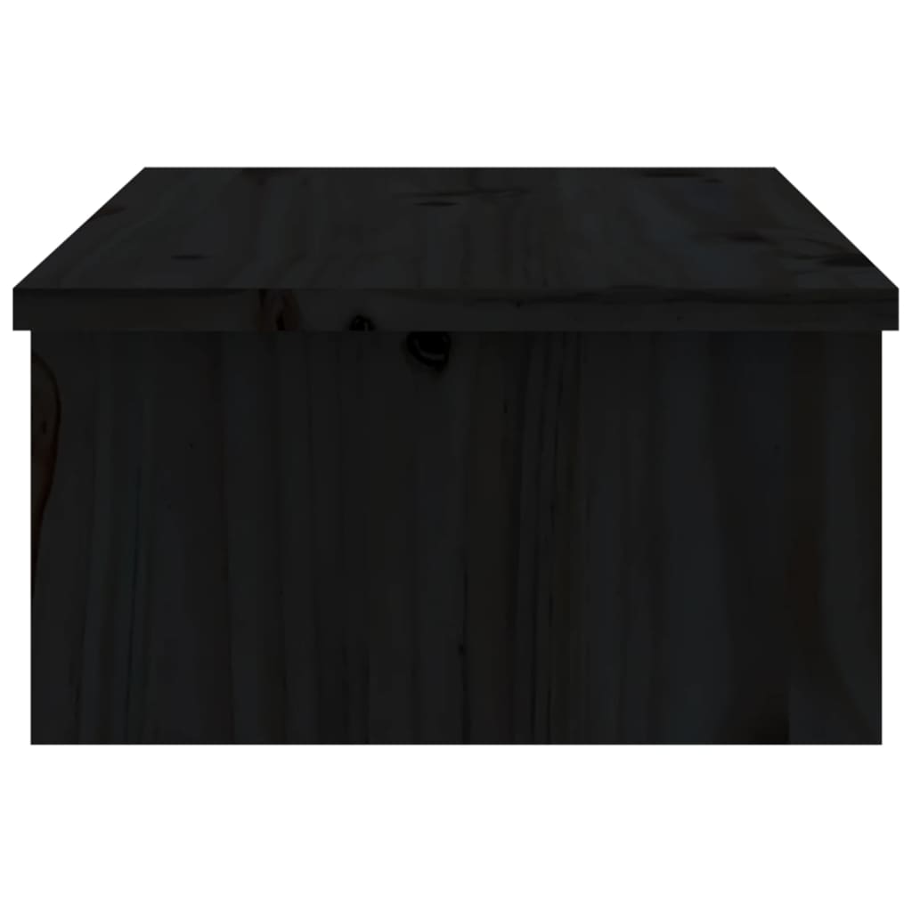 Näyttökoroke musta 50x27x15 cm täysi mänty - Harrastajankoti.fi