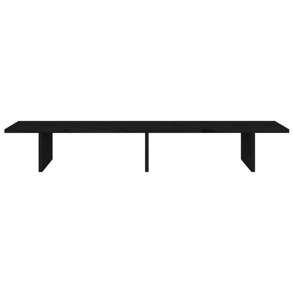 Näyttökoroke musta 100x27x15 cm täysi mänty - Harrastajankoti.fi