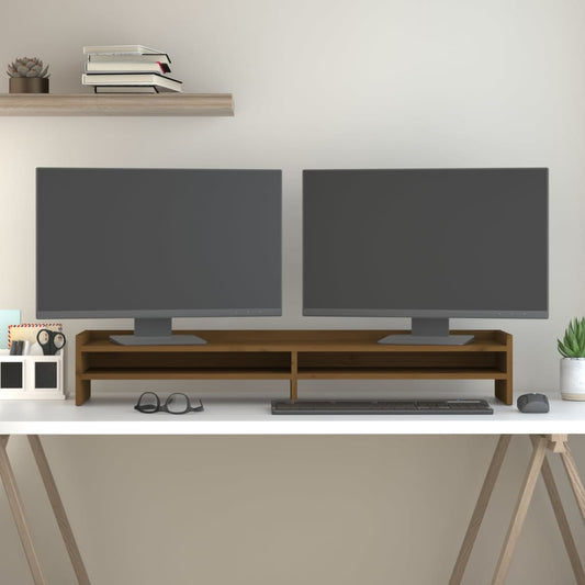 Näyttökoroke hunajanruskea 100x24x16 cm täysi mänty - Harrastajankoti.fi