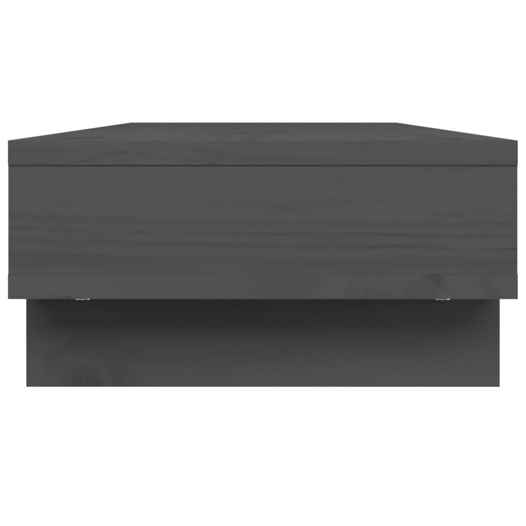 Näyttökoroke harmaa 60x27x14 cm täysi mänty - Harrastajankoti.fi