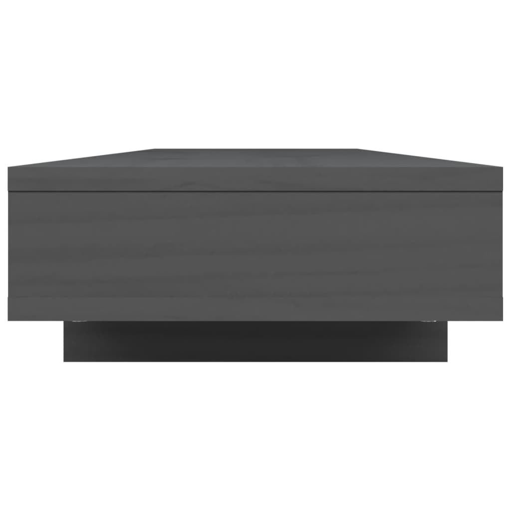 Näyttökoroke harmaa 100x27x14 cm täysi mänty - Harrastajankoti.fi