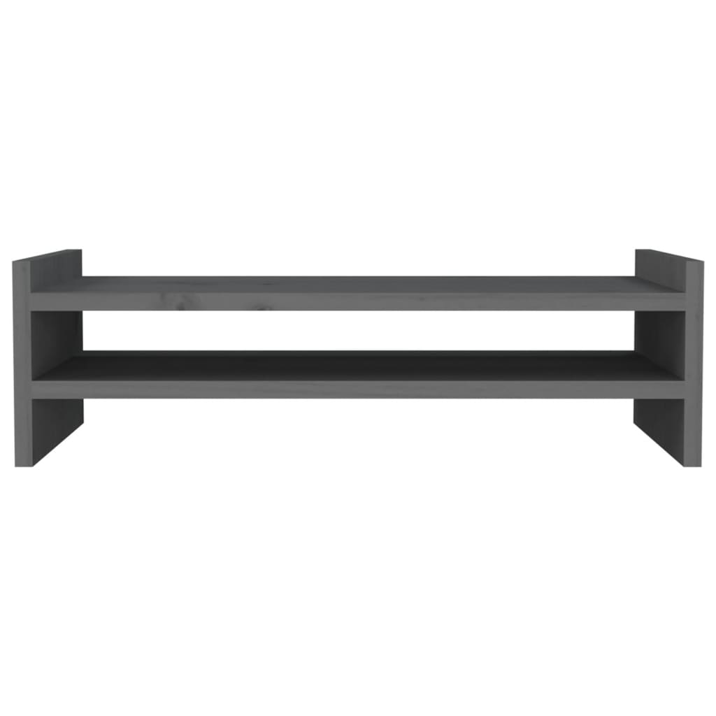 Näyttökoroke harmaa 50x27x15 cm täysi mänty - Harrastajankoti.fi