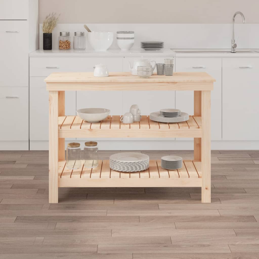 Työpenkki 110,5x50x80 cm täysi mänty - Harrastajankoti.fi