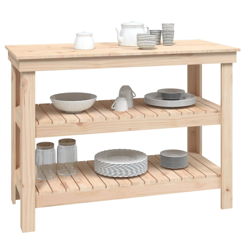 Työpenkki 110,5x50x80 cm täysi mänty - Harrastajankoti.fi