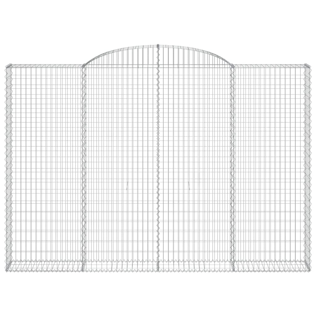 Kaareva kivikori 300x30x200/220 cm galvanoitu rauta - Harrastajankoti.fi