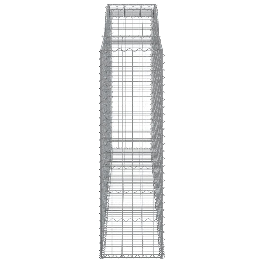 Kaareva kivikori 300x50x160/180 cm galvanoitu rauta - Harrastajankoti.fi