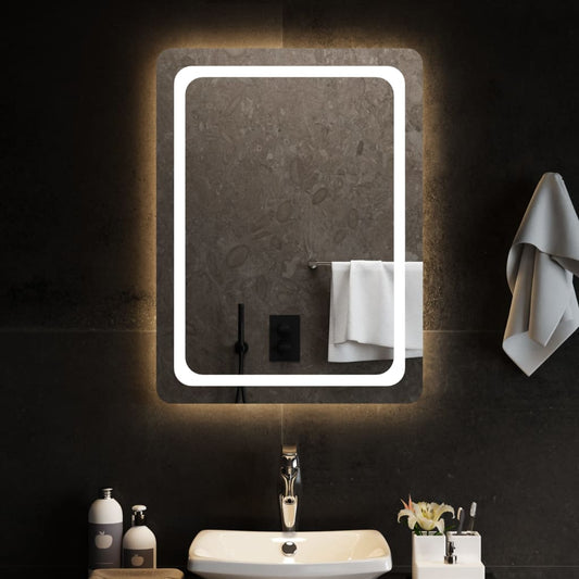 Kylpyhuoneen LED-peili 60x80 cm - Harrastajankoti.fi