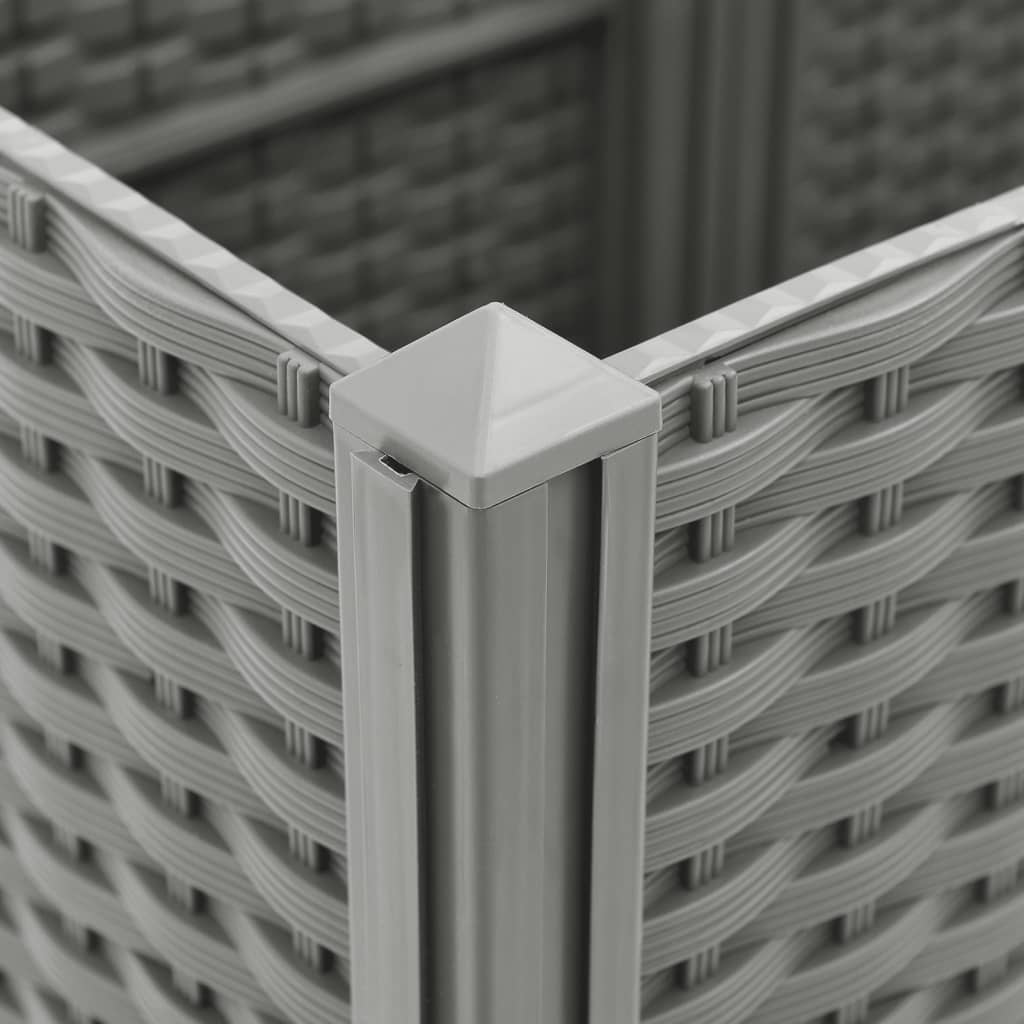 Korotettu kukkalaatikko 120x40x38 cm polypropeeni - Harrastajankoti.fi