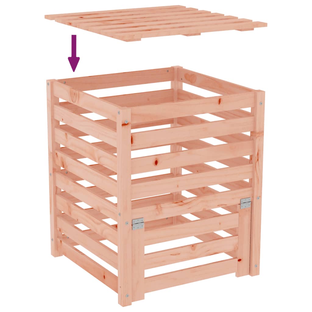 Komposti 63,5x63,5x77,5 cm täysi douglaskuusi - Harrastajankoti.fi