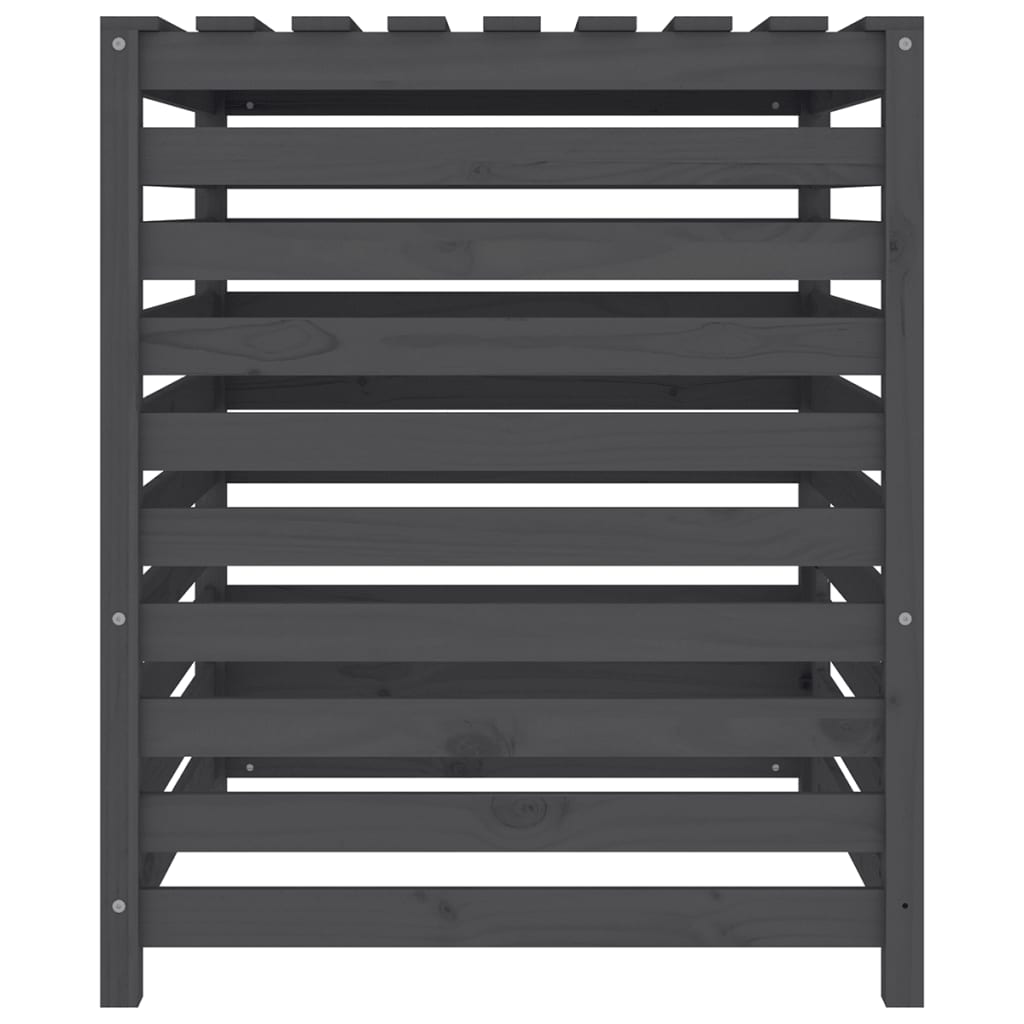 Komposti harmaa 82,5x82,5x99,5 cm täysi mänty - Harrastajankoti.fi