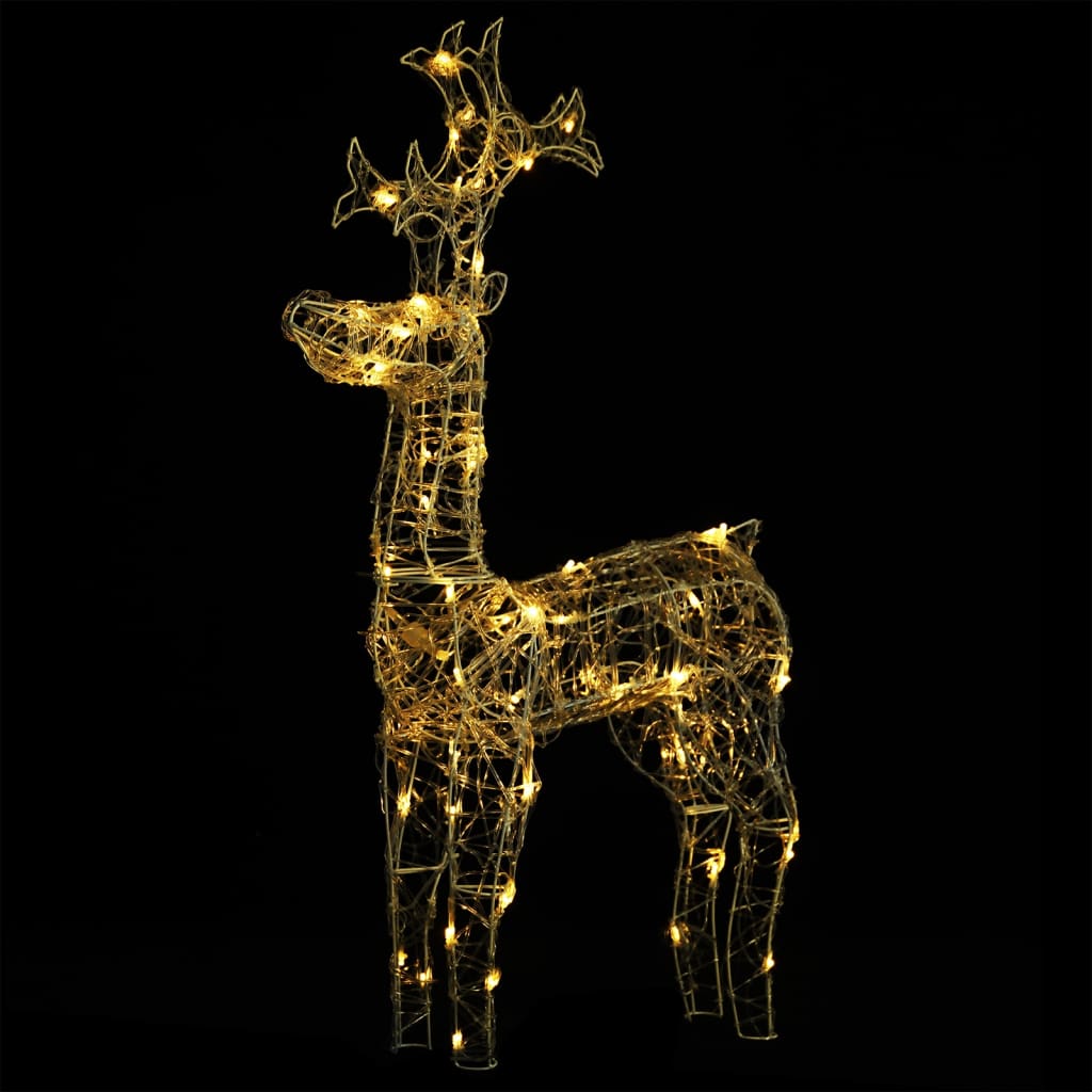 Poro joulukoriste 3 kpl 60x16x100 cm akryyli - Harrastajankoti.fi