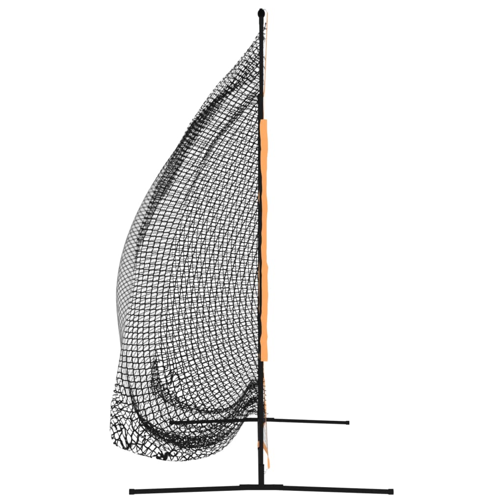 Golf harjoitusverkko musta ja oranssi 215x107x216 cm polyesteri - Harrastajankoti.fi