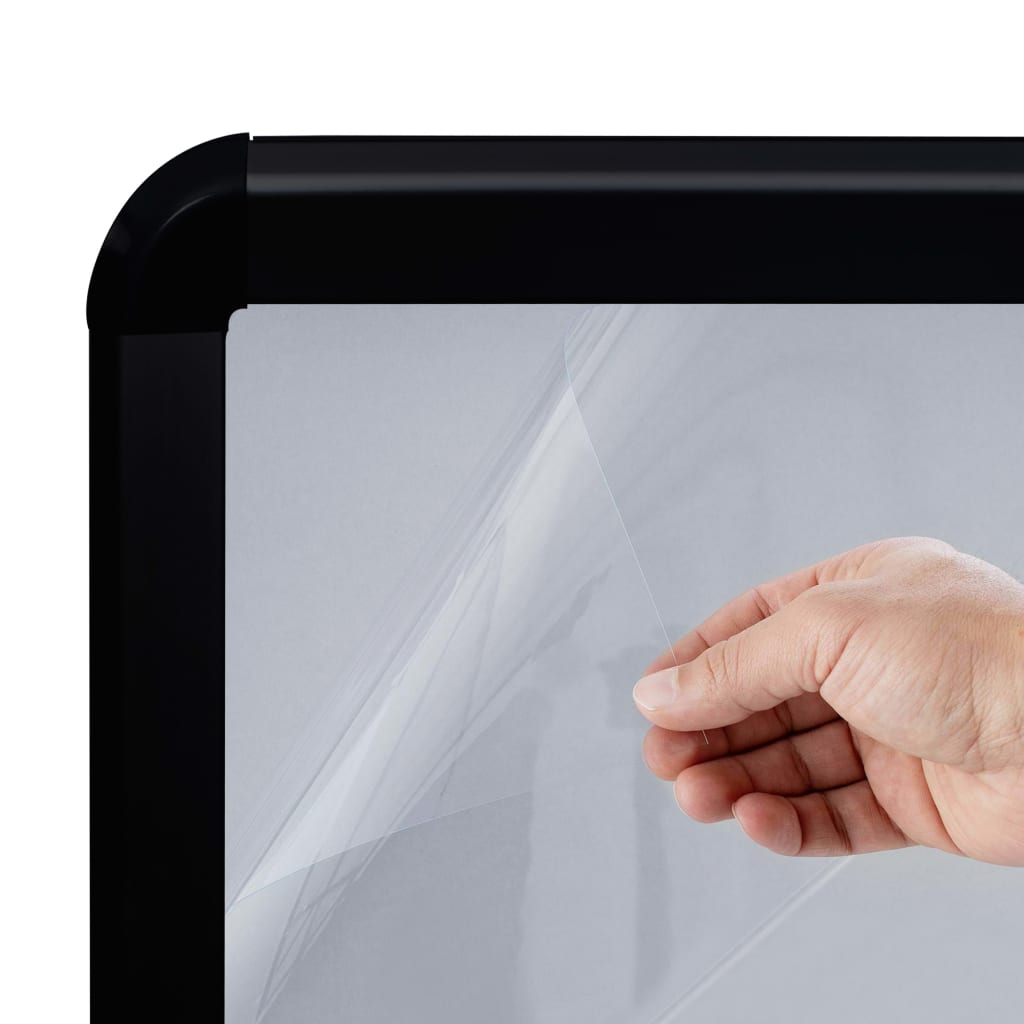 A1 Julisteteline vedellä täytettävä jalusta musta alumiiniseos - Harrastajankoti.fi