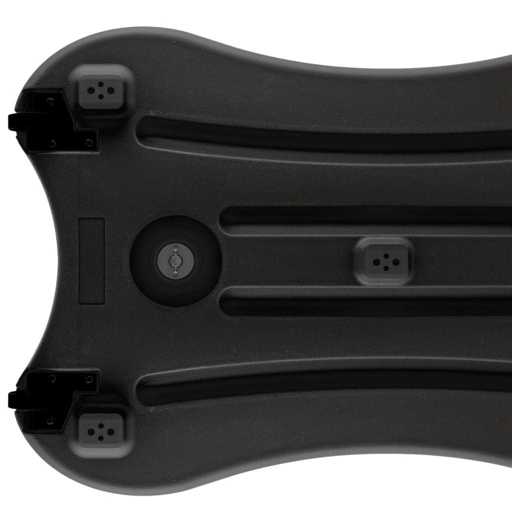 A1 Julisteteline vedellä täytettävä jalusta musta alumiiniseos - Harrastajankoti.fi