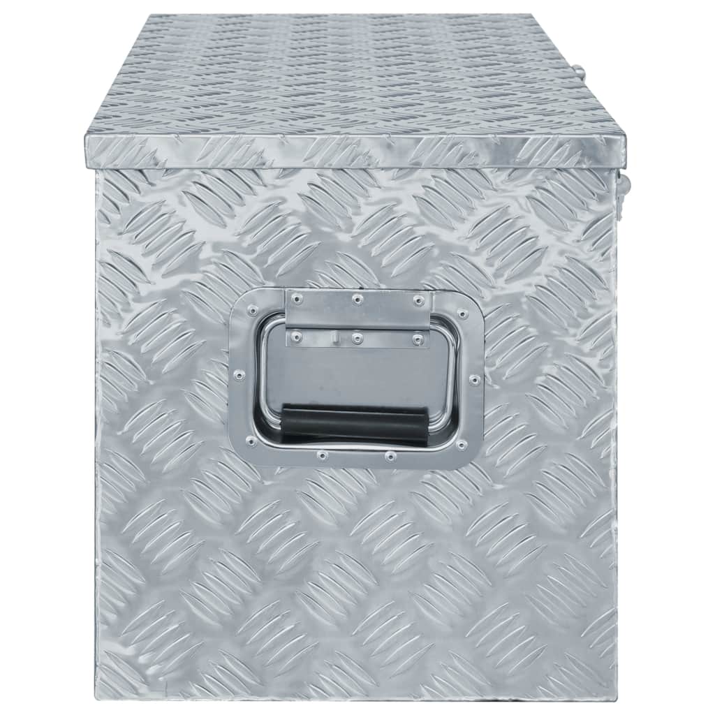 Alumiinilaatikko 110,5x38,5x40 cm hopea - Harrastajankoti.fi