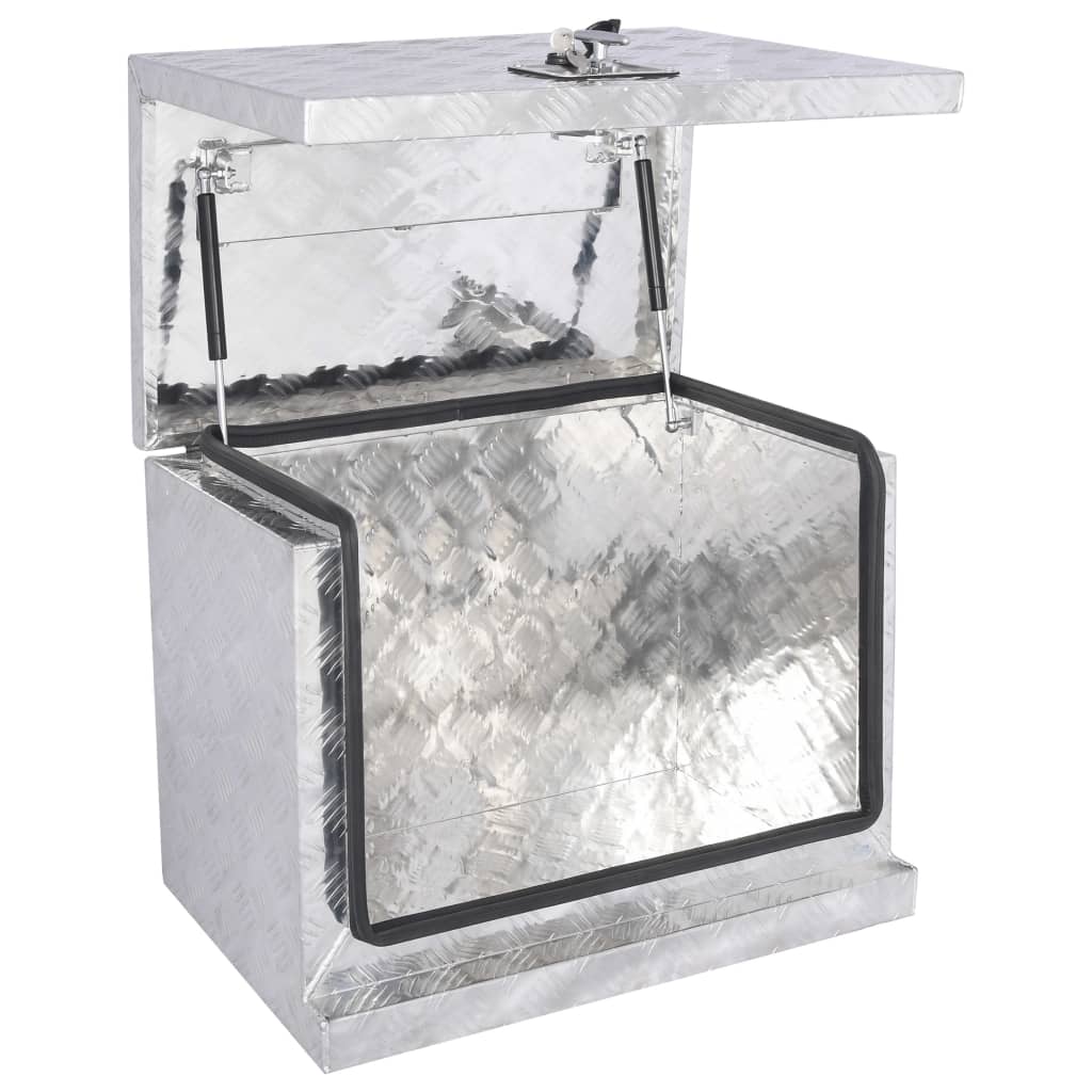 Alumiinilaatikko 62x40x50 cm hopea - Harrastajankoti.fi