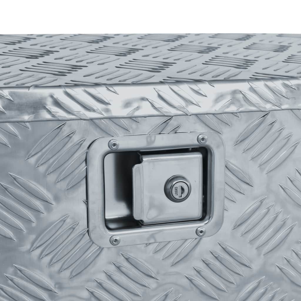 Alumiinilaatikko puolisuunnikas 70x24x42 cm hopea - Harrastajankoti.fi