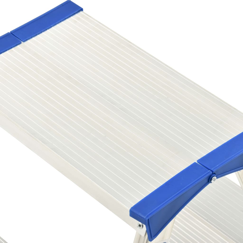 Alumiiniset kaksipuoliset tikkaat 4 askelmaa 90 cm - Harrastajankoti.fi