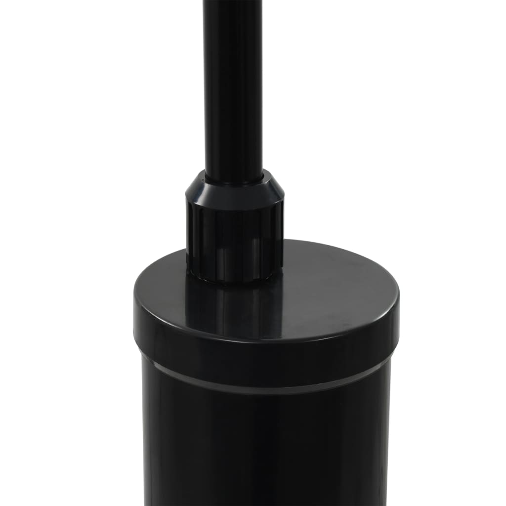 Aurinkovoimasuihku 214 cm 9 l musta - Harrastajankoti.fi