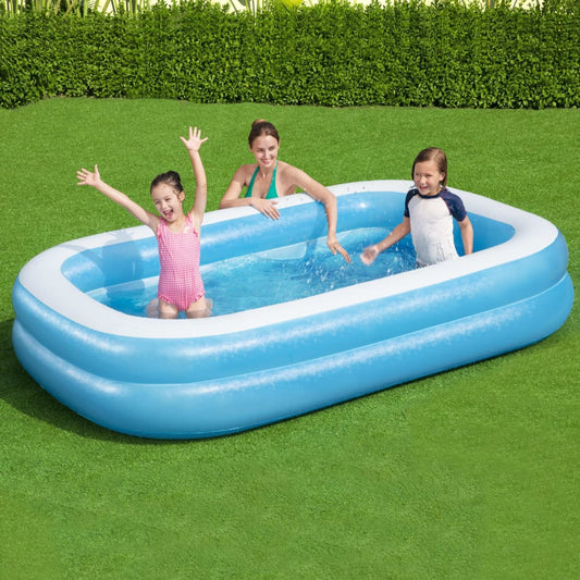 Bestway Family Täytettävä uima-allas suorakulma 262x175x51cm sinivalk. - Harrastajankoti.fi