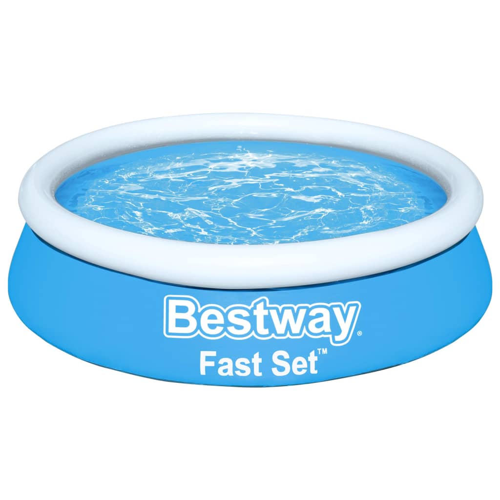 Bestway Fast Set täytettävä uima-allas pyöreä 183x51 cm sininen - Harrastajankoti.fi