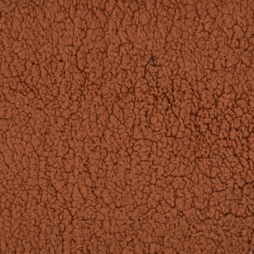 Ergonominen koiransängyn patja 90x64 cm pellavatyyli ruskea - Harrastajankoti.fi