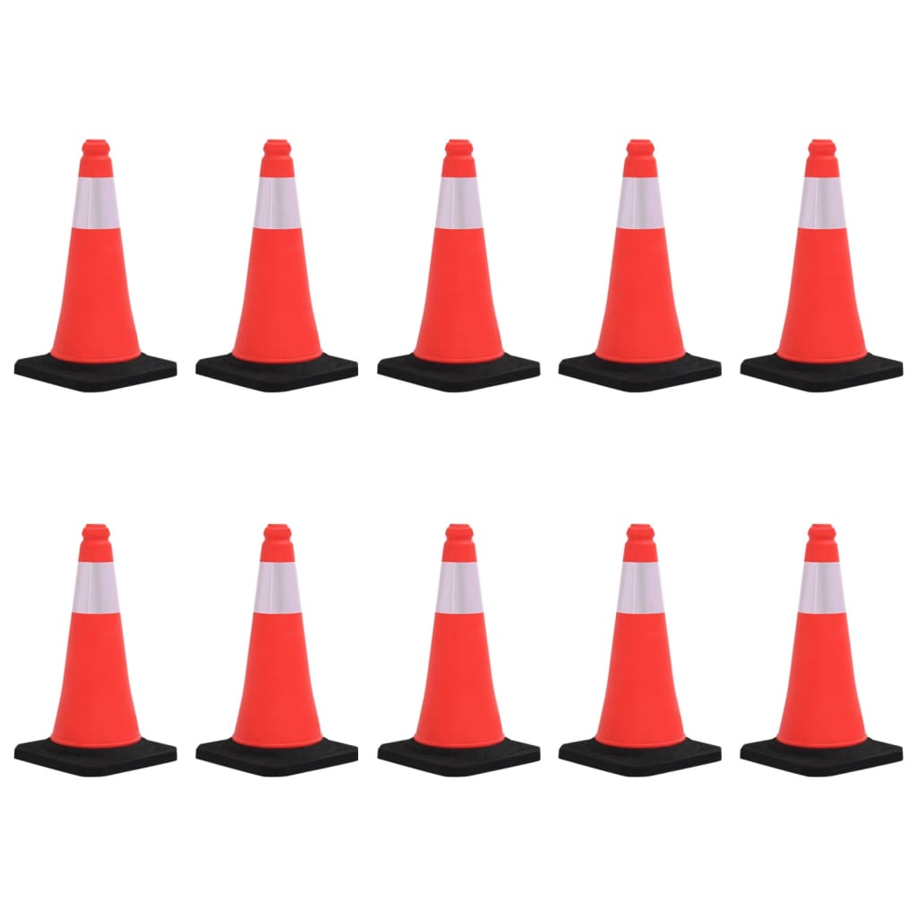 Heijastavat liikennekartiot vankoilla pohjilla 10 kpl 50 cm - Harrastajankoti.fi