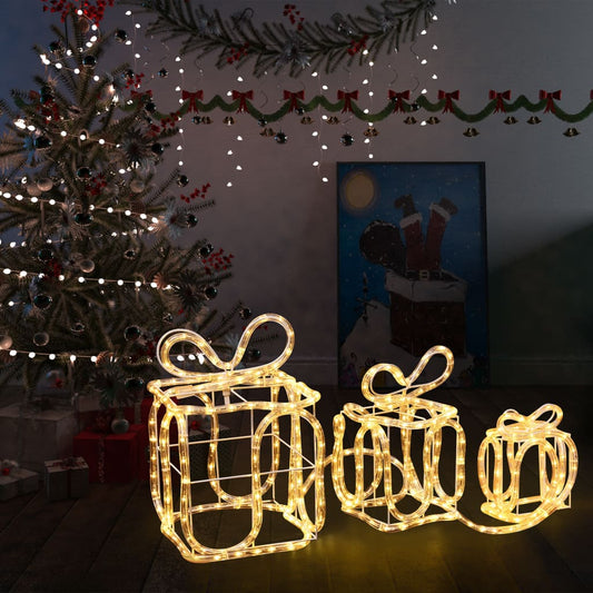 Joulukoriste lahjapaketit 180 LED-valoa sisä-/ulkokäyttöön - Harrastajankoti.fi