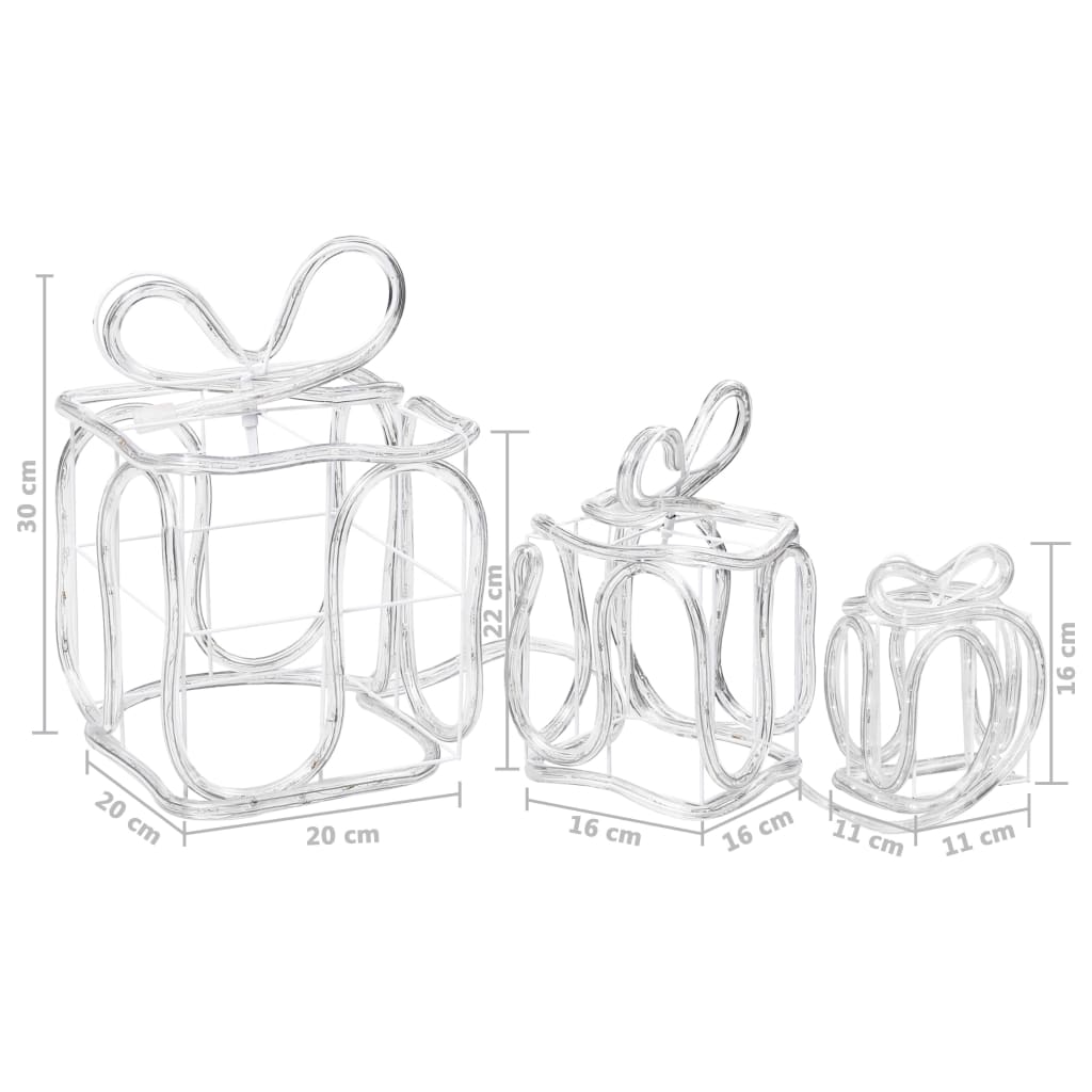 Joulukoriste lahjapaketit 180 LED-valoa sisä-/ulkokäyttöön - Harrastajankoti.fi