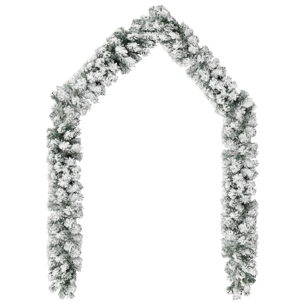 Jouluköynnös LED-valoilla ja palloilla vihreä 5 m PVC - Harrastajankoti.fi