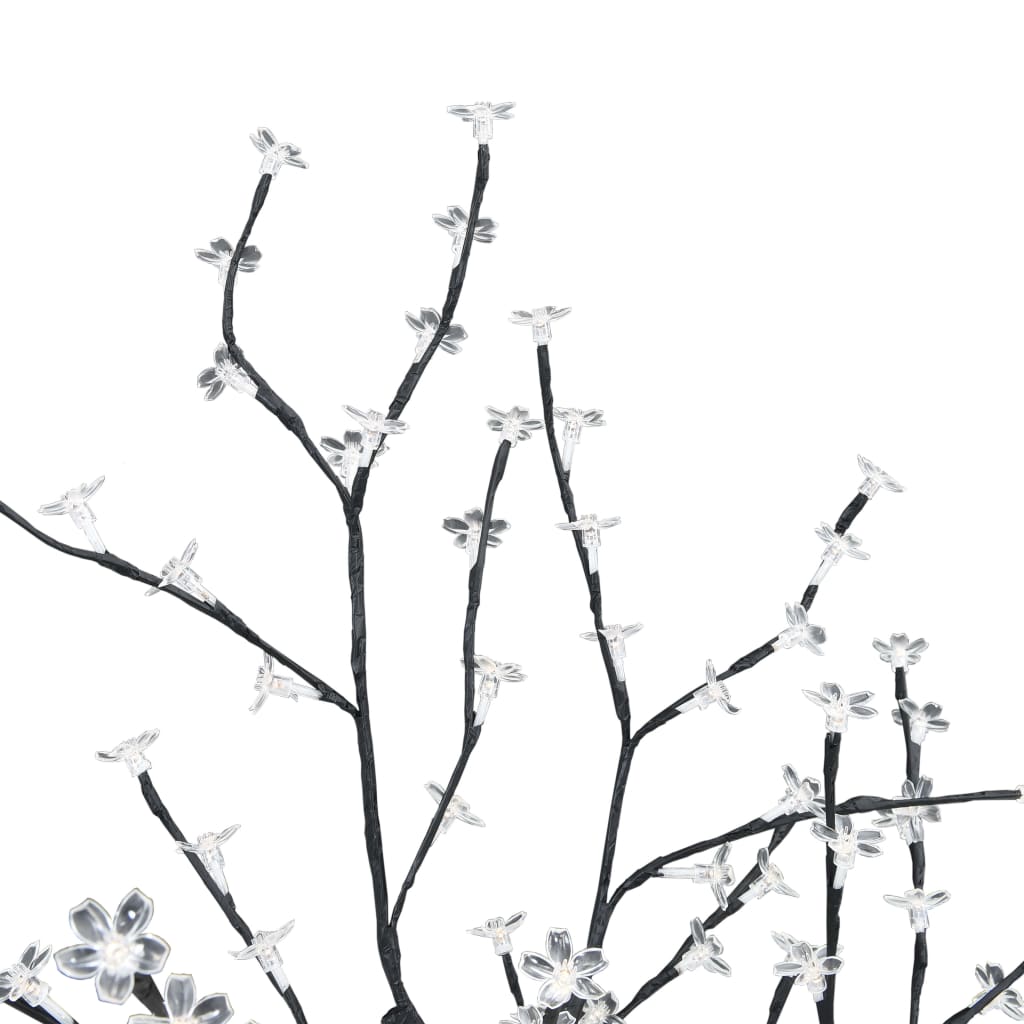 Joulukuusi 128 kylmän valkoista LED-valoa kirsikankukka 120 cm - Harrastajankoti.fi