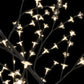 Joulukuusi 128 lämpimän valkoista LED-valoa kirsikankukka 120cm - Harrastajankoti.fi