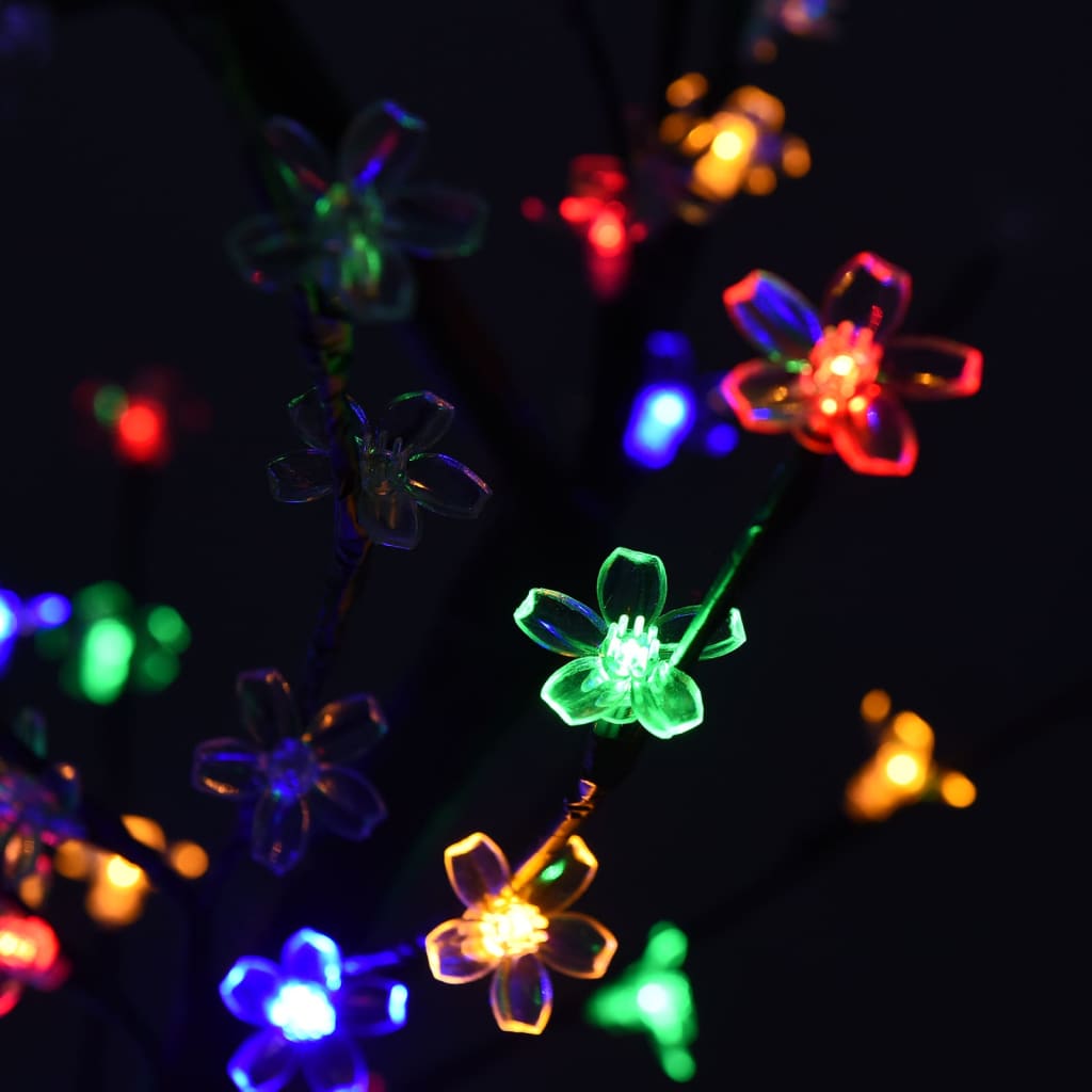 Joulukuusi 128 värikästä LED-valoa kirsikankukka 120 cm - Harrastajankoti.fi