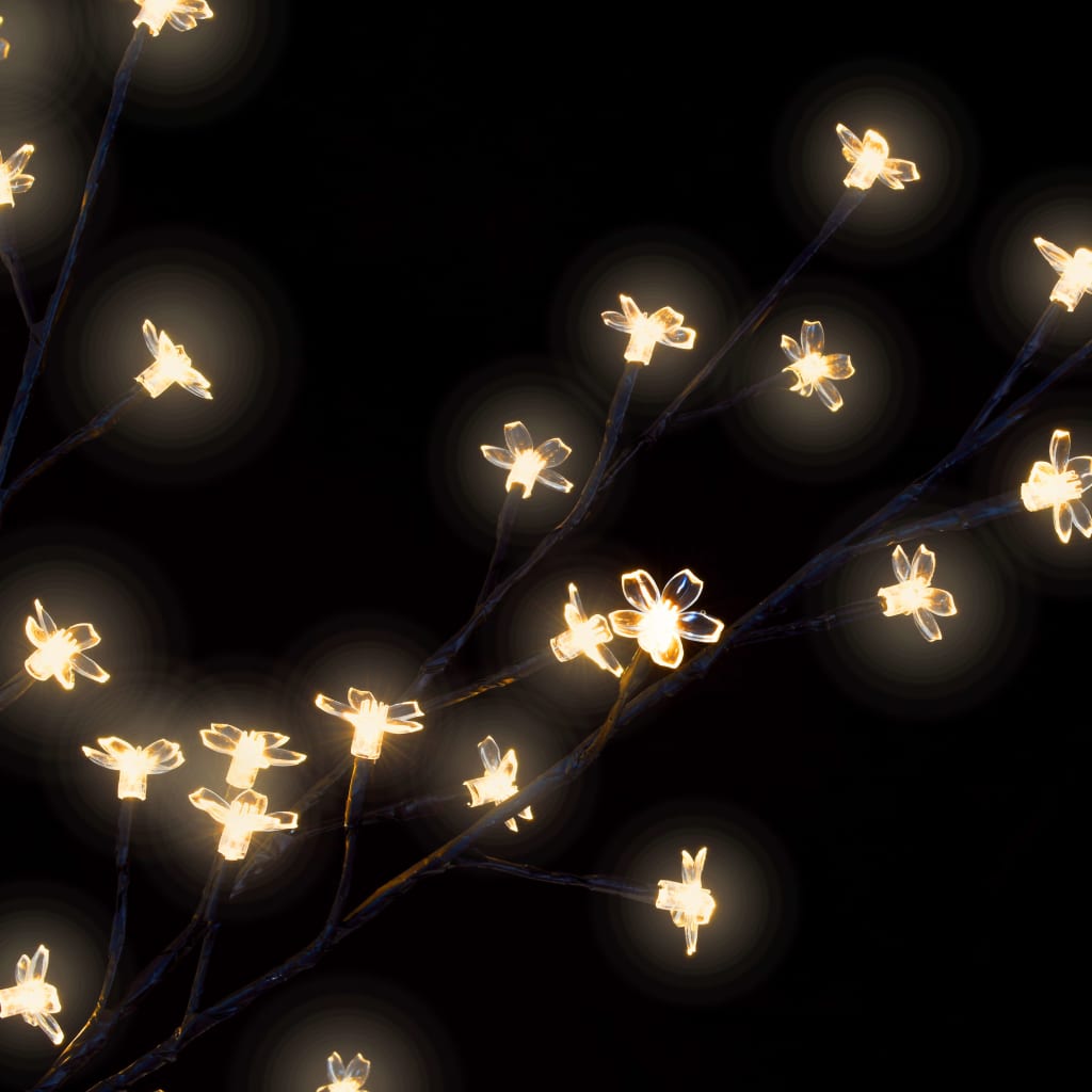 Joulukuusi 200 lämpimän valkoista LED-valoa kirsikankukka 180cm - Harrastajankoti.fi