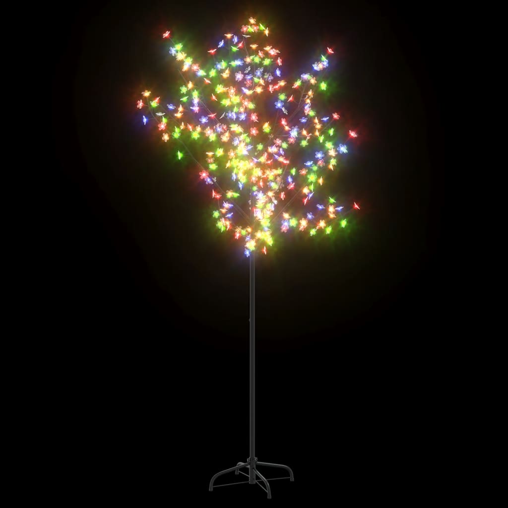 Joulukuusi 200 värikästä LED-valoa kirsikankukka 180 cm - Harrastajankoti.fi