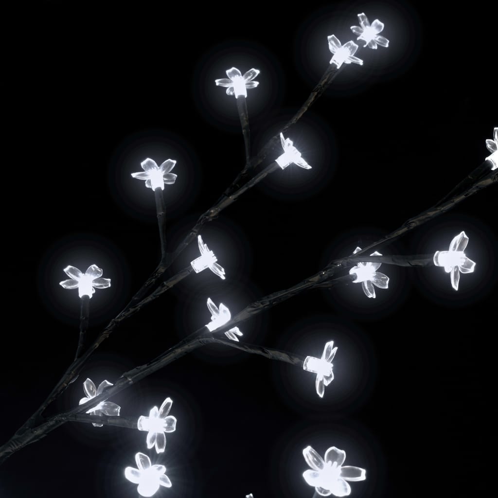 Joulukuusi 220 kylmän valkoista LED-valoa kirsikankukka 220 cm - Harrastajankoti.fi
