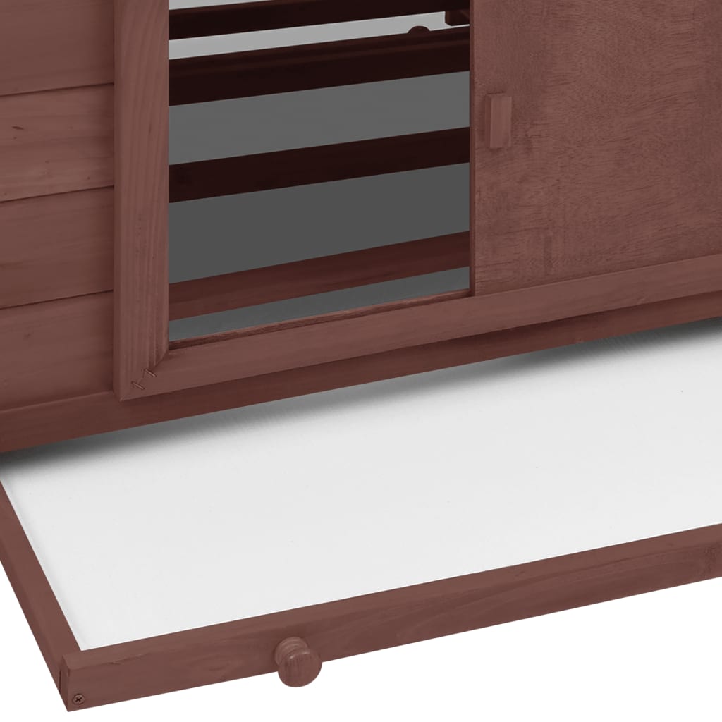Kanakoppi mokka ja valkoinen 152x96x110 cm täysi kuusi - Harrastajankoti.fi