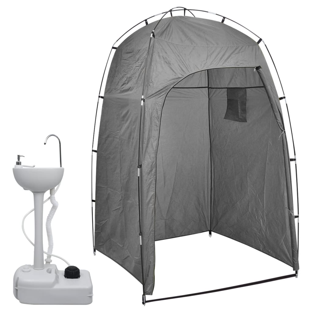 Kannettava käsienpesuallas retkeilyyn teltalla 20 l - Harrastajankoti.fi