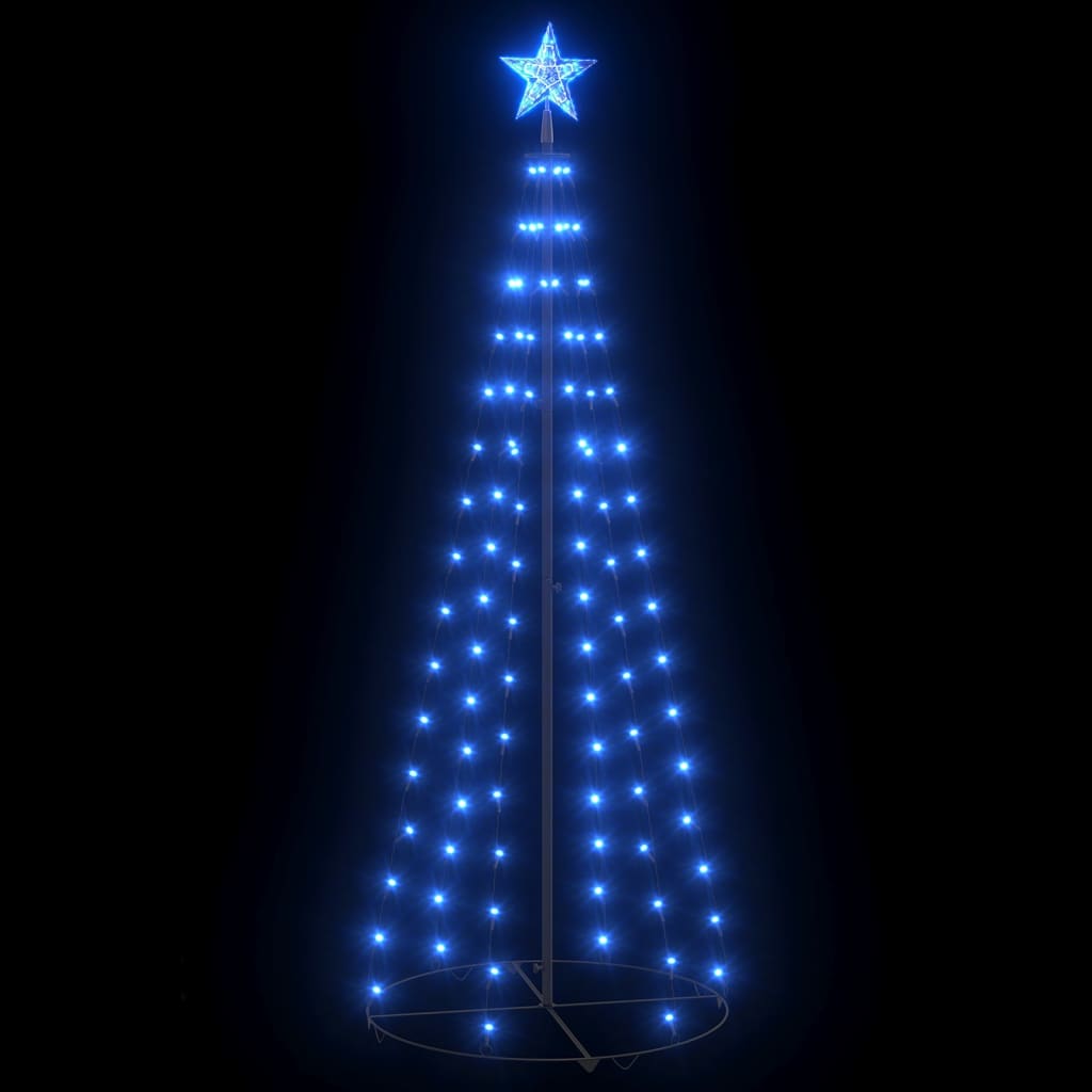 Kartio joulukuusi 100 sinistä LEDiä 70x180 cm - Harrastajankoti.fi